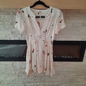 Free people floral skater dress